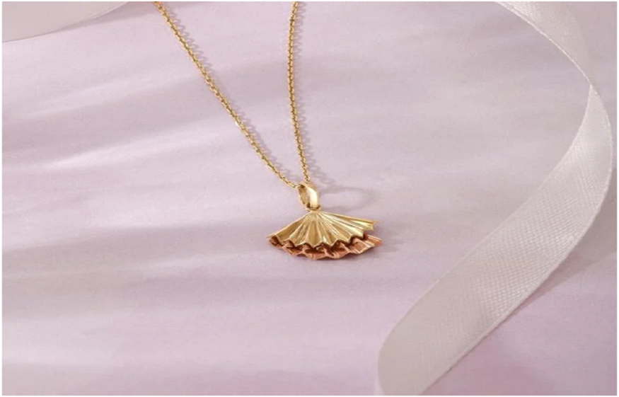 Twilight Shell Gold Pendant
